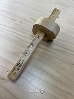 Stanley N0.65 Marking Gauge New Old Stock Original Box Beech Wood & Brass Trim