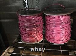 THHN / Building Wire red Jacket 10 Gauge Stranded 500 Foot Roll New ONE NEW