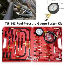 TU-443 Car Truck Manometer Fuel Pressure Gauge Engine Injection Pump Tester Kit
