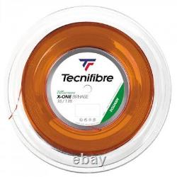 Tecnifibre X-One Biphase 18 Gauge (1.18 mm) Squash String Reel (Orange) 660 ft