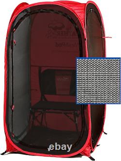 Under the Weather MeshPod 1-Person Pop-up Fine-Gauge Mesh One Size, Red
