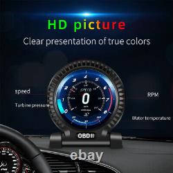 Universal Car Digital HUD OBD Driving Computer Code Meter LCD Head-up Monitor