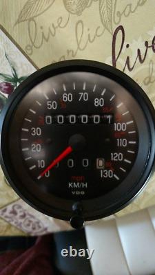 VDO 437-085 130kmh/ 85mph 3 3/8 85m Programmable Speedometer 24 Volt LAST ONE