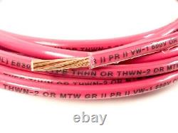 100' Feet Ea Thhn Thwn-2 8 Awg Gauge Red Black Blanc + 100 Pieds 10 Awg Vert