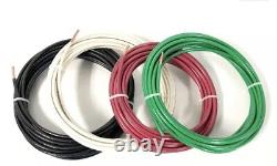 145 pieds Ea Thhn Thwn-2 8 AWG Jauge Rouge Noir Vert Blanc Cuivre Fil de Construction