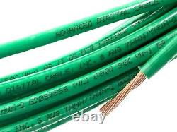 150' Pieds Thhn Thwn-2 8 Awg Gauge Green Copper Stranded Copper Building Wire Vw-1