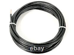 500' Pieds Thhn Thwn-2 8 Awg Gauge Black Stranded Copper Building Wire Vw-1