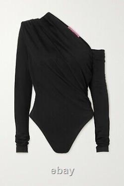 Bodysuit à épaules dénudées Sandovo de couleur noire GAUGE81, taille Small 7213