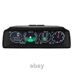 Camion De Voiture Gps Slope Meter Hud Head-up Display Speedometer Indicateur D’alarme Numérique