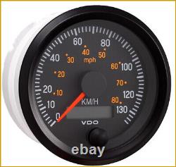 Compteur de vitesse programmable VDO 437-956 130 km/h / 85 mph 3 3/8 85 m 12 volts DERNIER.