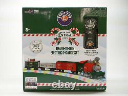 ENSEMBLE DE NOËL LIONEL JUNCTION LIONCHIEF Avec VOIE ÉCLAIRÉE O GAUGE 2023070 NOUVEAU