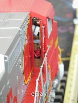 G Gauge Diesel Nib Train Moteur Dash 8 Santa Fe Rail Roi Une Jauge New W Livre