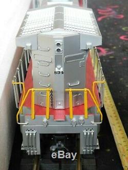 G Gauge Diesel Nib Train Moteur Dash 8 Santa Fe Rail Roi Une Jauge New W Livre