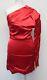 Gauge81 Mesdames Charras Mini-robe En Satin Rouge Flamboyant à Manches Longues Et Une épaule S Neuve
