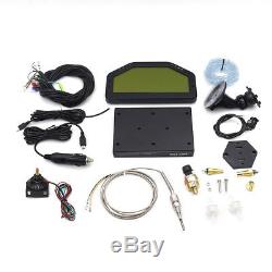 Kit Complet De Jauge De Rallye De Capteur Bluetooth D'affichage De Tableau De Bord De Course LCD