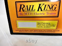 MTH Railking San Francisco PCC Electric Street Car avec Protosounds One - Jamais utilisé