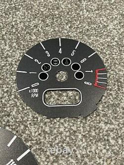 Mini One Cooper S Jcw Custom Speedometer Rev Dial Gauge Faces Trim R50 R52 R53