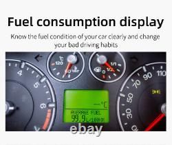 Obd2 Car Hud Head-up Display Speedmeter Voltmeter Digital Multi Function Gauge