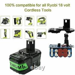 Pour RYOBI P108 5/9Ah 18V One+ Plus Batterie haute capacité 18 volts Lithium-Ion