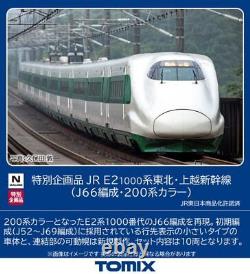 Produit spécial TOMIX N Gauge série JR E2 1000 du Shinkansen Tohoku/Joetsu J66