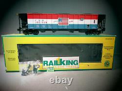 Rail King One -jauge Trains 70-75011 4-bay Hooper Car Chicago North Western Ob
