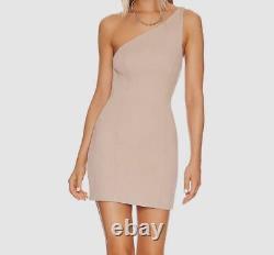 Robe courte beige à une épaule pour femme Gauge 81 de taille M à 320 $