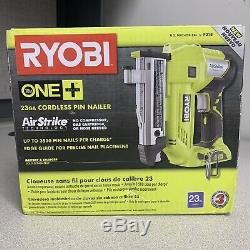 Ryobi 18 Volt One + Sans Fil Airstrike 23 Gauge 1-3 / 8 Acéphale Pin Cloueur Outil