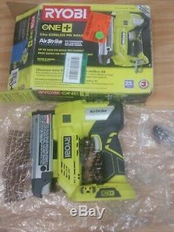 Ryobi P318 18-volt One + Airstrike 23-gauge Sans Fil Pin Cloueur (outil Seulement)