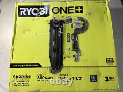 Ryobi P325 One+ 18V Cloueuse de finition sans fil alimentée par batterie Lithium-Ion de calibre 16
