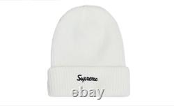 Supreme Ss22 Chapeau De Bonnet Loose Gauge Whiteauthentic Nouveau Dans La Main