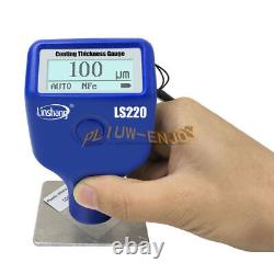 Un Ls220 Peinture Thickness Meter Fe / Nfe Coating Thickness Gauge Nouveau