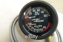 Un Nos Véritable Rover Double Huile D'eau 52 MM Temp Calibre Landrover Série # 600895