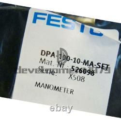 Un Nouveau Festo Dpa-100-10-ma-set 526098 Trousse De Jauge De Pression