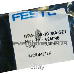 Un Nouveau Festo Dpa-100-10-ma-set 526098 Trousse De Jauge De Pression