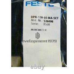 Un Nouveau Festo Dpa-100-10-ma-set 526098 Trousse De Jauge De Pression