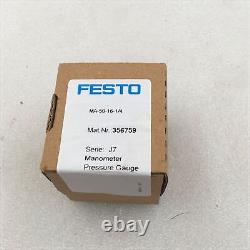 Un nouvel indicateur de pression FESTO MA-50-16-1/4 356759 en stock#LJ